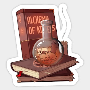 Alchemy of kittens Sticker